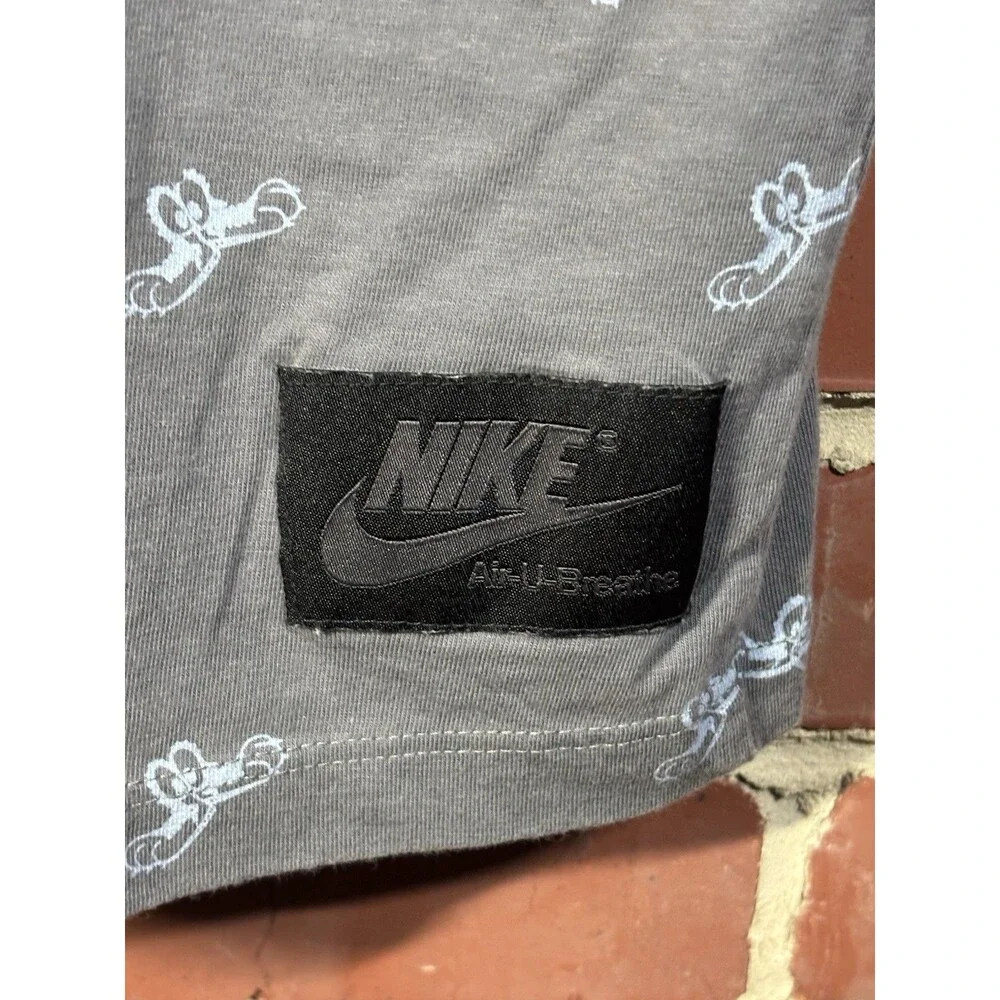 Vintage Y2K Nike Shirt Hitomi Yokoyama Streetwear Collab Gray Shirt Adult XL